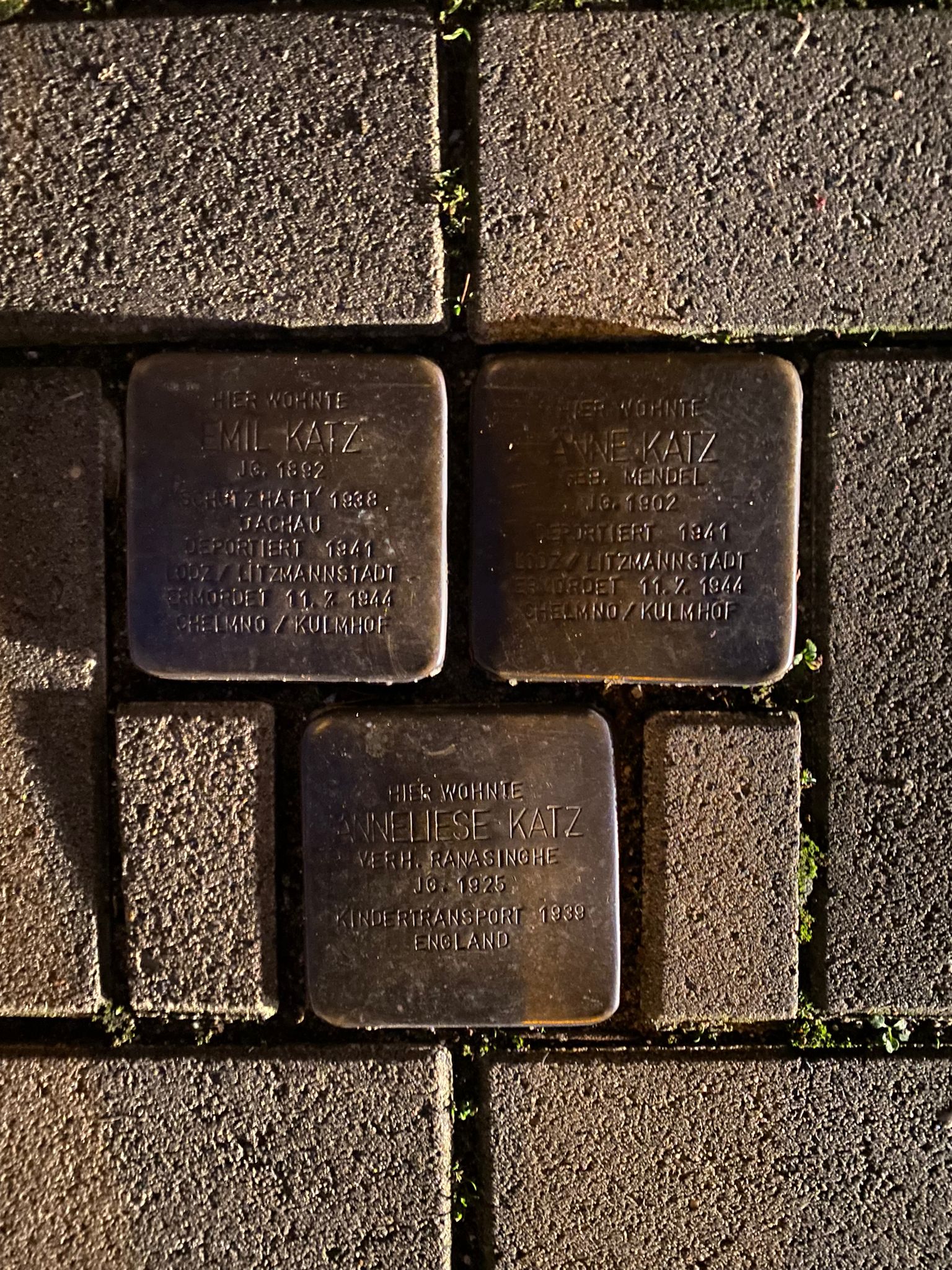 Stolpersteine: Kunstprojekt gegen das Vergessen