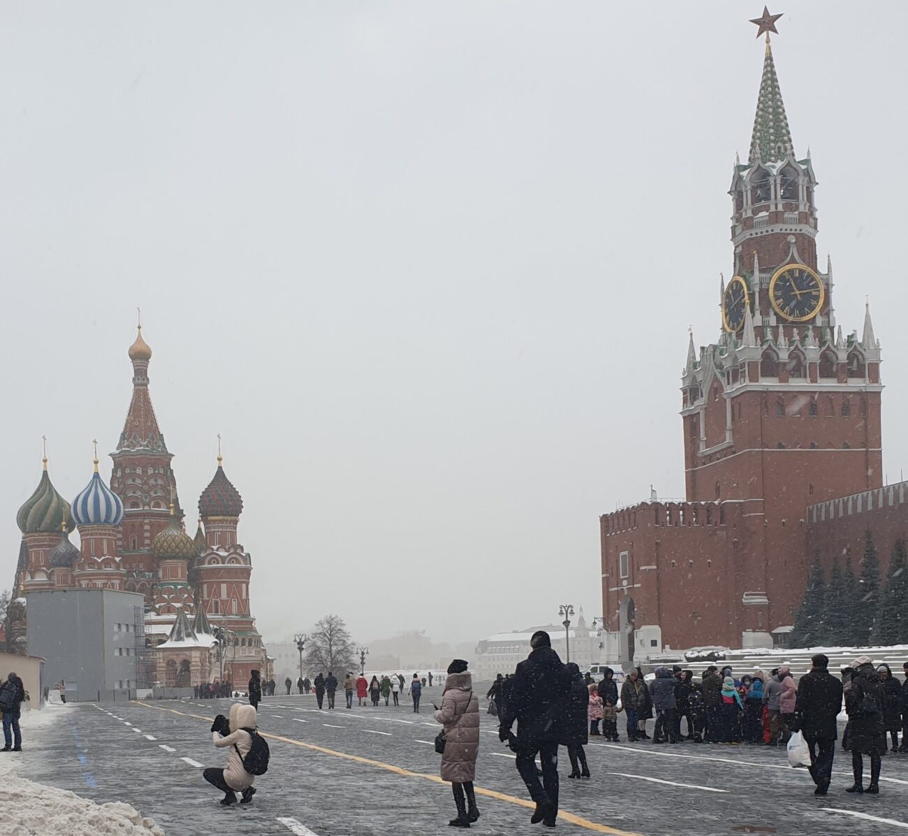 Roter Platz in Moskau.