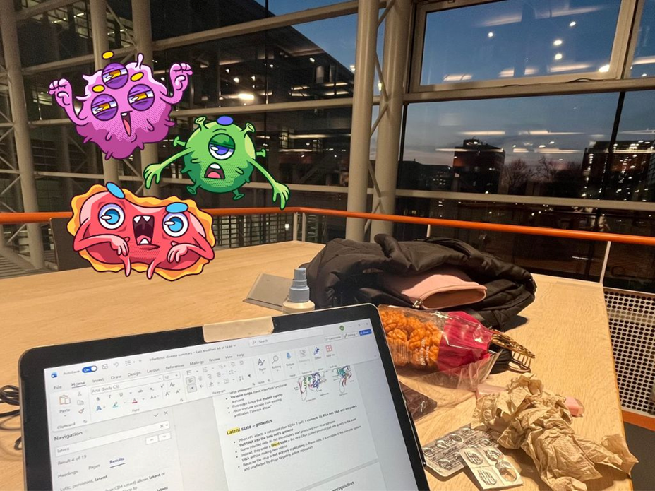 Exam Season Can Wake Sleeping Germs